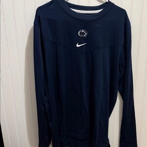 Nike Penn State dry fit large Dark Blue Long Sleeve Top